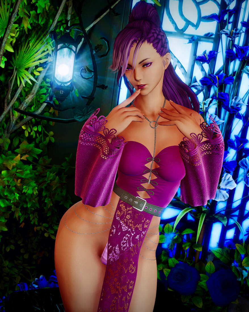 Torso up pic of my character in Street Ware.